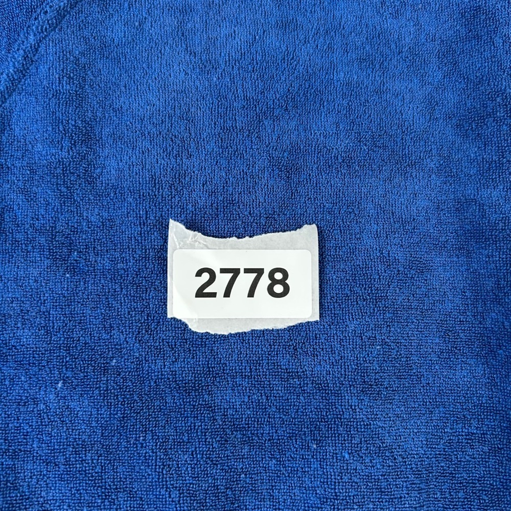 Vintage FUBU Polo Shirt Mens Large Blue Terry Cloth Colorblock 90s Streetwear - Picture 8 of 8